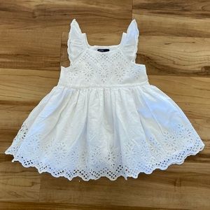 BabyGap Lace White Dress - 18-24 months